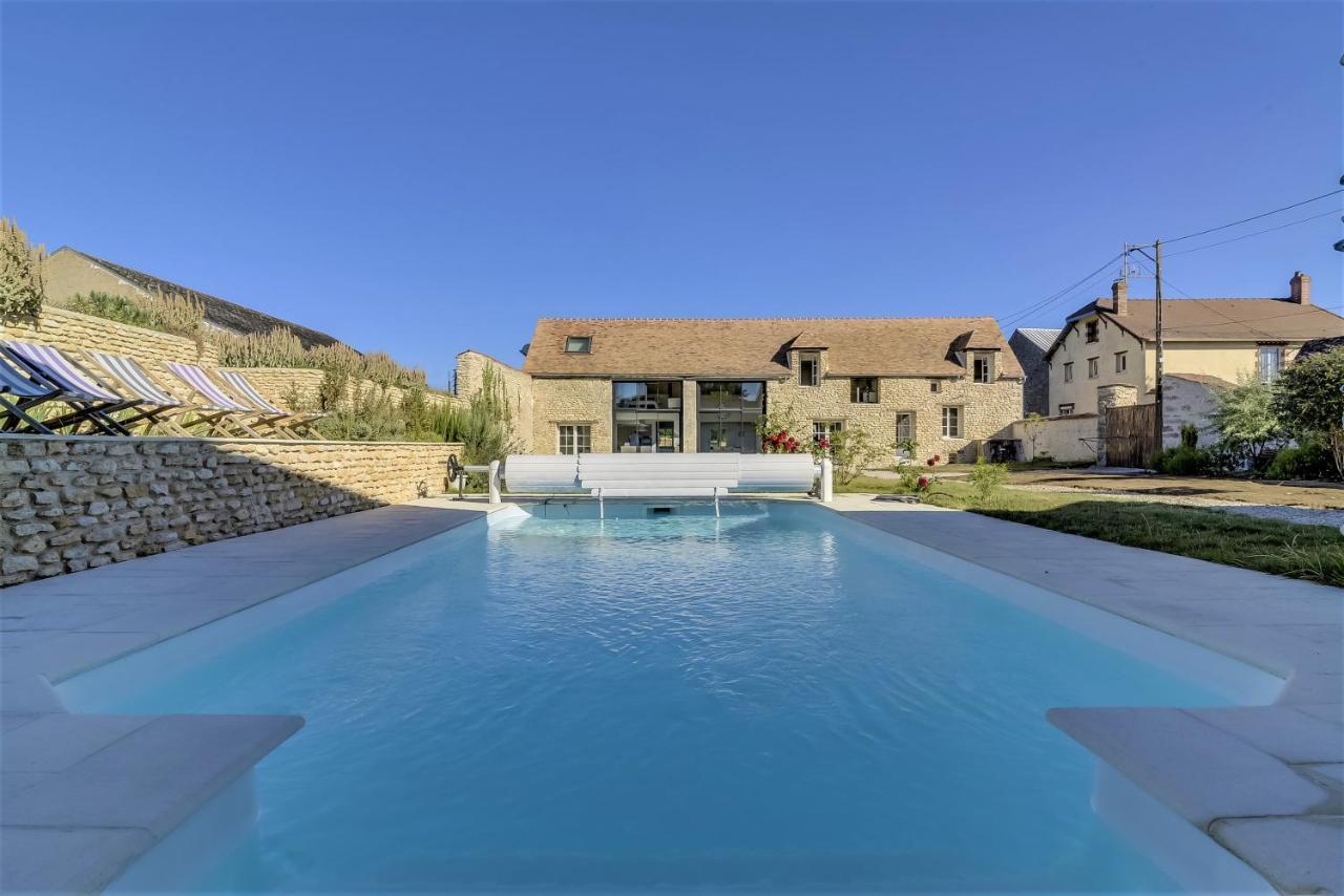 Incroyable Villa A Amponville Avec Piscine Privee. エクステリア 写真
