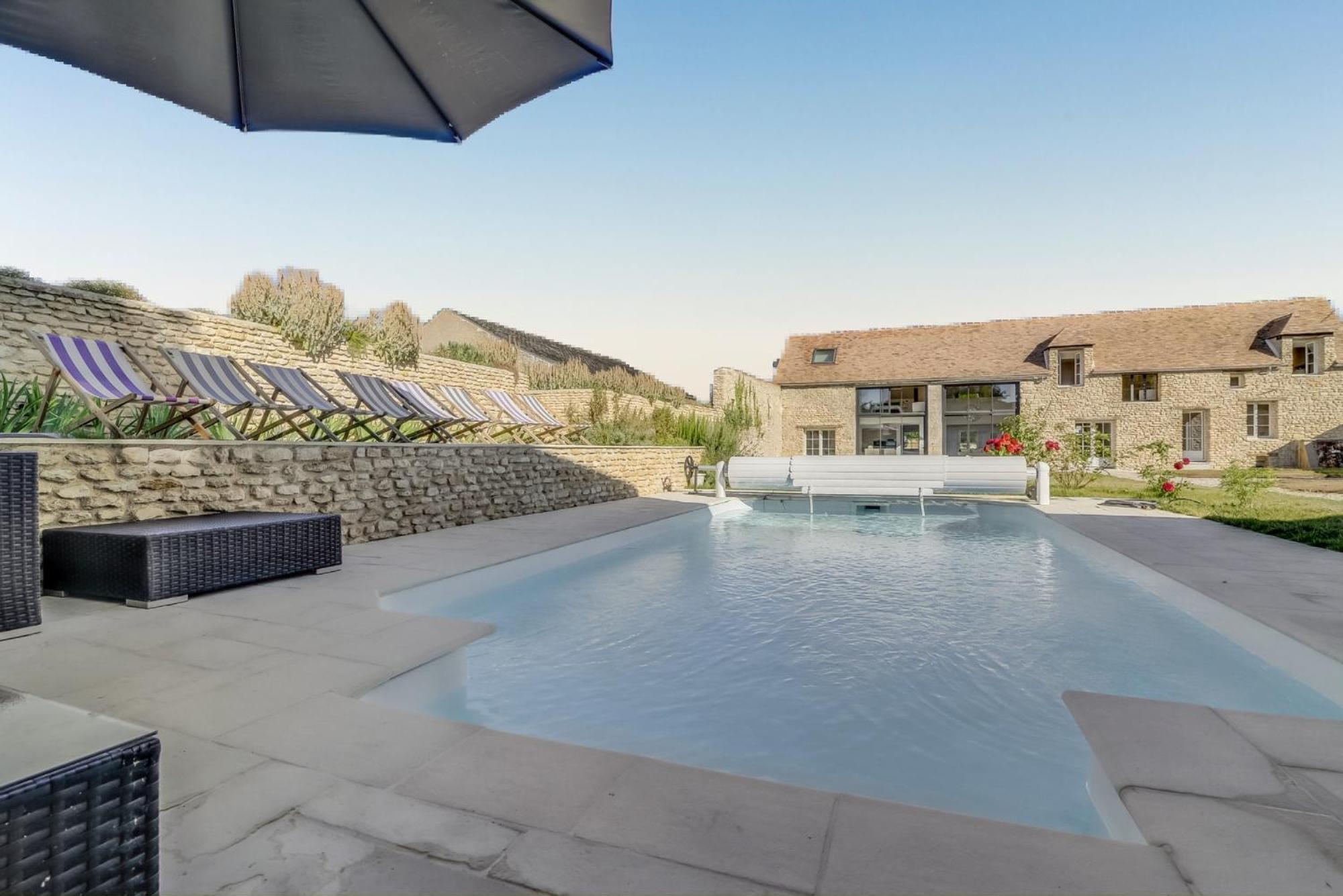 Incroyable Villa A Amponville Avec Piscine Privee. エクステリア 写真