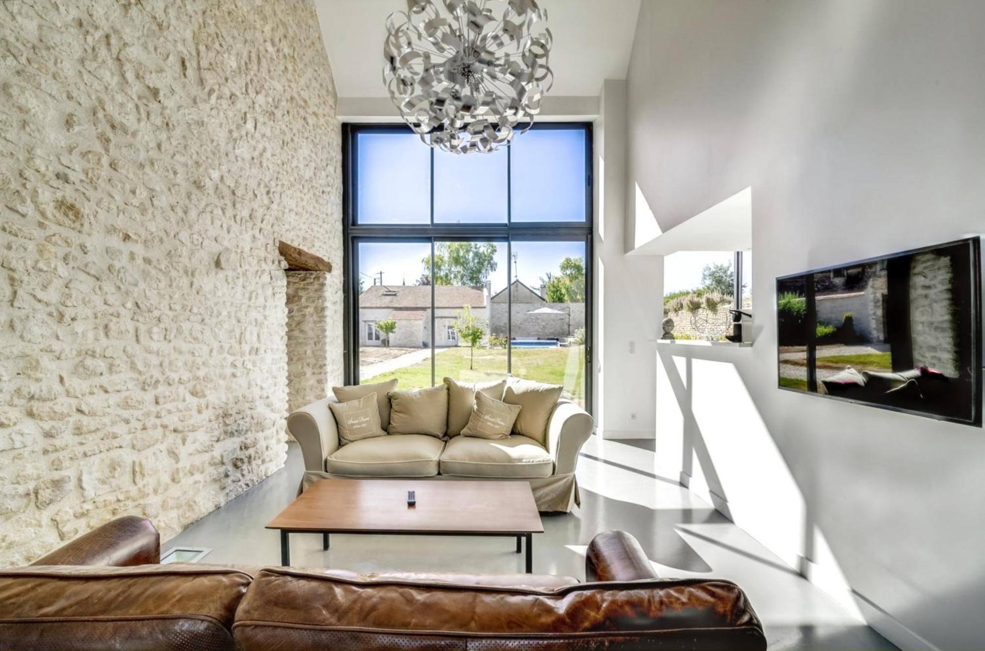 Incroyable Villa A Amponville Avec Piscine Privee. エクステリア 写真